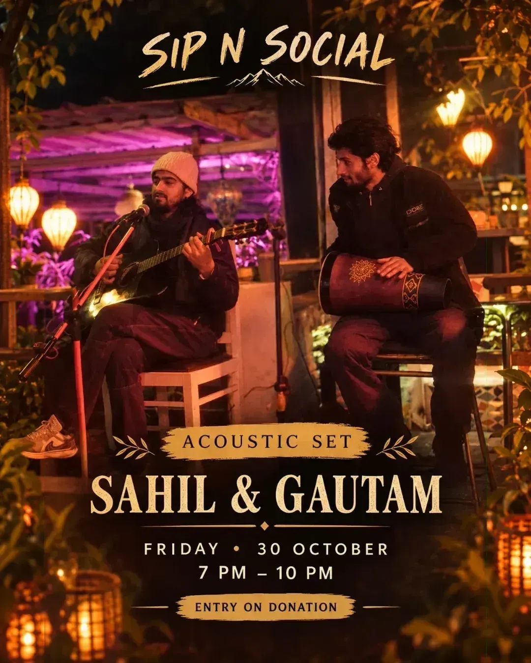 Acoustic Set with Sahil & Gautam