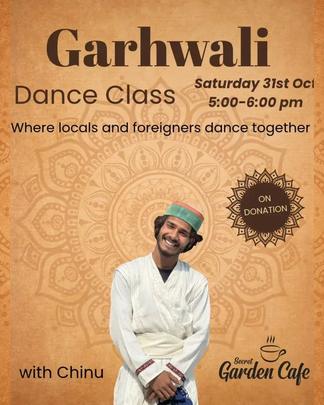 Garhwali Folk Dance Class with Chinu