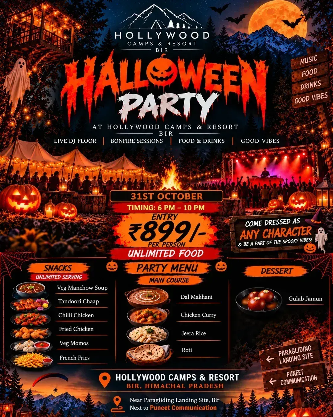 Halloween Party at Hollywood Camps & Resort