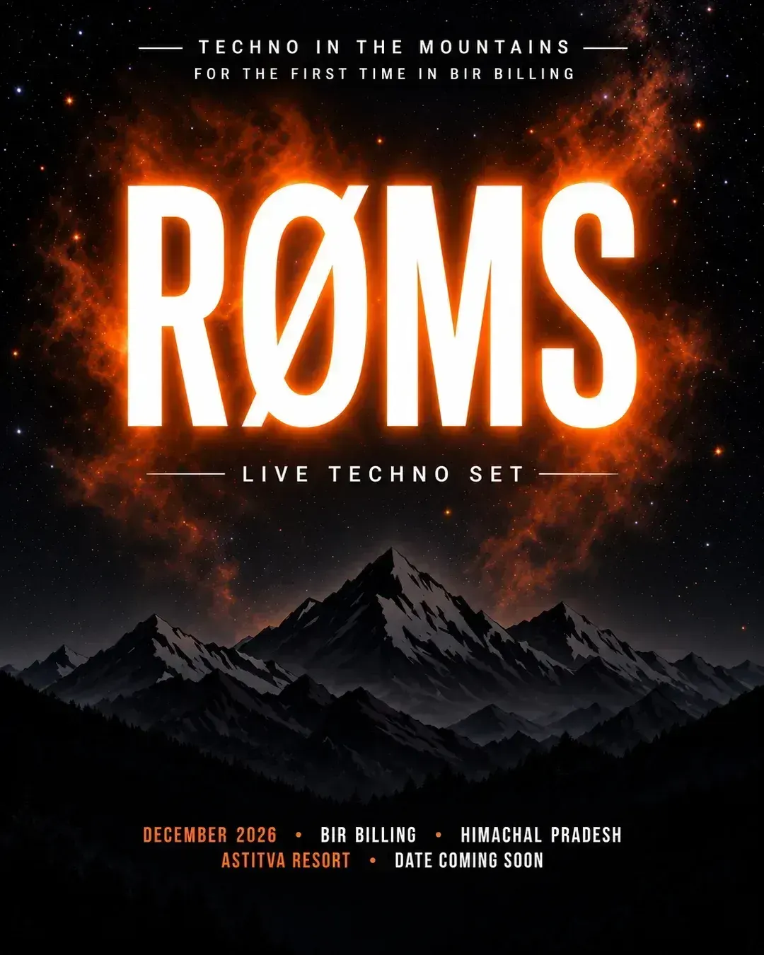RØMS Live Techno Set — Techno in the Mountains