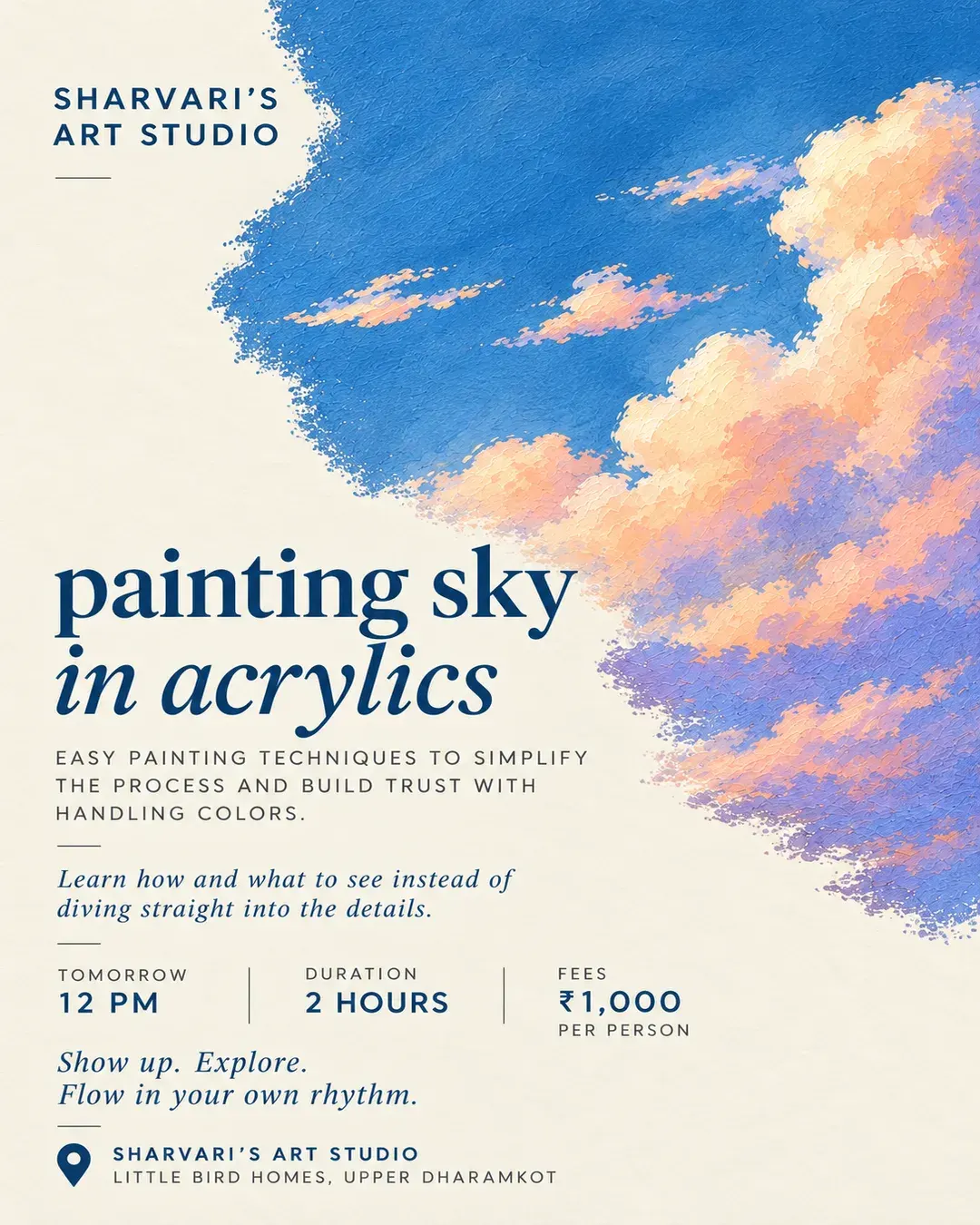 Painting Sky In Acrylics