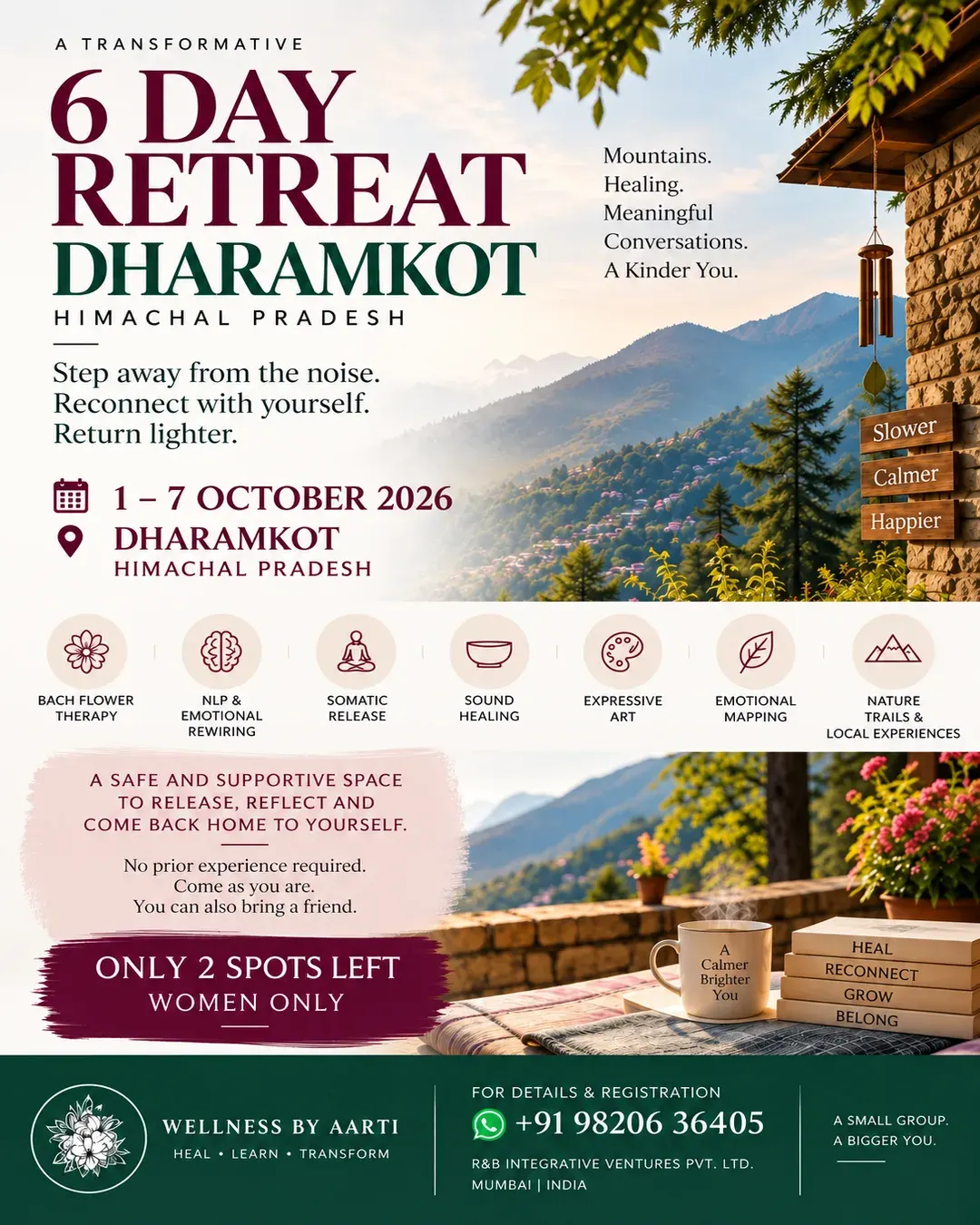 A Transformative 6 Day Retreat (Women only)