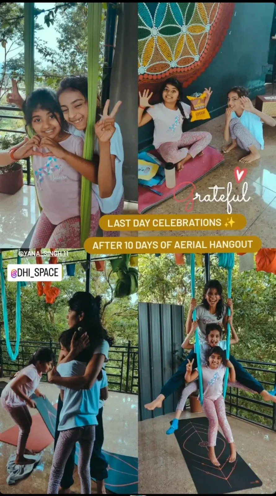 Kids & Adults Aerial Yoga